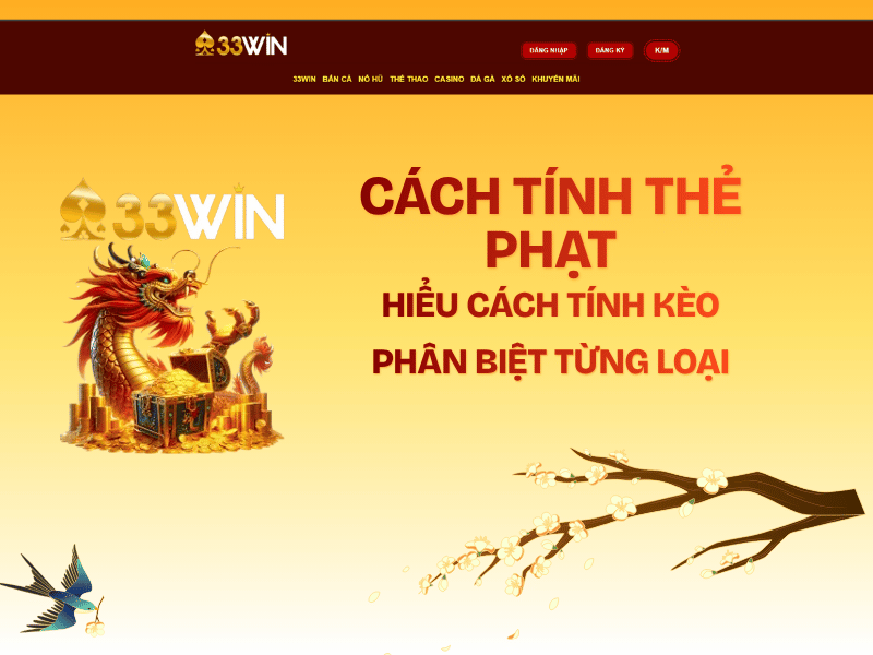 cách tính thẻ phạt