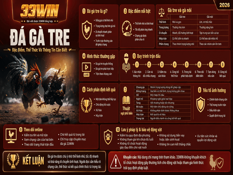 Đá Gà Tre – Đặc Điểm, Thể Thức Và Thông Tin Cần Biết